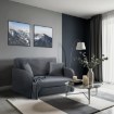 Mebel Elite Комплект из 2 двухместных кресел-кроватей Vero 2, серый, PPHUE.BASIA2/PAROS6/Z2/FW - Home Club, изображение 2