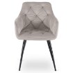 Mebel Elite Стул Modesto, серый велюр, ME.MODESTO/P/CZ/V/K - Home Club, изображение 6