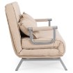 Mebel Elite Двухместное раскладное кресло Bart 2, бежевого цвета, ME.BART2/BZ/T/FW - Home Club, изображение 4