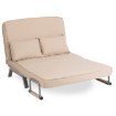 Mebel Elite Двухместное раскладное кресло Bart 2, бежевого цвета, ME.BART2/BZ/T/FW - Home Club, изображение 8