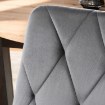 Mebel Elite Стул Robin, серый, велюровый, ME.ROBIN/P/V/K - Home Club, изображение 4