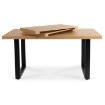 Mebel Elite Раздвижной стол Edwin 160–260 см, дуб золотистый/чёрный, ME.EDWIN/DZ/S - Home Club, изображение 6