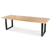 Mebel Elite Раздвижной стол Edwin 160–260 см, дуб золотистый/чёрный, ME.EDWIN/DZ/S - Home Club, изображение 7