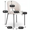 Mebel Elite Стул Bros бежевого цвета, ME.BROS/BZ/CZ/T/K - Home Club, изображение 10
