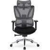 Mebel Elite Вращающееся кресло Delsin, эргономичное, чёрное, с подставкой для ног, ME.DELSIN/CZ/T/FO - Home Club, изображение 3