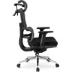 Mebel Elite Вращающееся кресло Delsin, эргономичное, чёрное, с подставкой для ног, ME.DELSIN/CZ/T/FO - Home Club, изображение 4