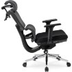 Mebel Elite Вращающееся кресло Delsin, эргономичное, чёрное, с подставкой для ног, ME.DELSIN/CZ/T/FO - Home Club, изображение 5