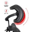 Mebel Elite Вращающееся кресло Delsin, эргономичное, чёрное, с подставкой для ног, ME.DELSIN/CZ/T/FO - Home Club, изображение 9