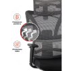 Mebel Elite Вращающееся кресло Delsin, эргономичное, чёрное, с подставкой для ног, ME.DELSIN/CZ/T/FO - Home Club, изображение 10
