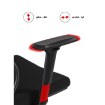Mebel Elite Вращающееся кресло Delsin, эргономичное, чёрное, с подставкой для ног, ME.DELSIN/CZ/T/FO - Home Club, изображение 12