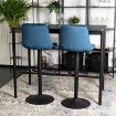 Mebel Elite Стул Arcos 2, темно-синий, велюровый, ME.ARCOS2/GR/V/H - Home Club, изображение 5