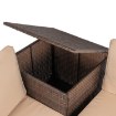 Mebel Elite Комплект садовой мебели Negro, коричневый/бежевый, ME.NEGRO/BR/RT/OGR/ZES - Home Club, изображение 3