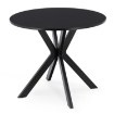 Mebel Elite Стол Lauren 80 см, черный, ME.LAUREN/CZ/S80 - Home Club