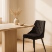 Mebel Elite Стілець Cork, чорний, велюровий, ME.CORK/CZ/V/K - Home Club, зображення 2