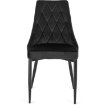 Mebel Elite Стілець Cork, чорний, велюровий, ME.CORK/CZ/V/K - Home Club, зображення 3