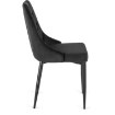 Mebel Elite Стілець Cork, чорний, велюровий, ME.CORK/CZ/V/K - Home Club, зображення 4