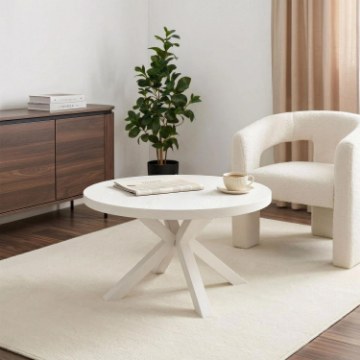 Mebel Elite Столик Lincoln, бежевый/кашемировый, ME.LINCOLN/BZ/L - Home Club