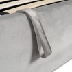 Mebel Elite Ліжко 140x200 Bristol із ящиком для речей, сіре велюрове, ME.BRISTOL/140/P/V/LOZZPOJ - Home Club, зображення 11