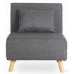 Mebel Elite Раскладной кресло Marry, серый, ME.MARRY/P/DNAT/T/FW - Home Club, изображение 3