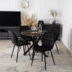 Mebel Elite Стол Lauren 80 см, дуб рустикальный/чёрный, ME.LAUREN/RU/CZ/S80 - Home Club, изображение 5