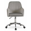 Mebel Elite Вращающееся кресло Tom, серое велюровое, ME.TOM/P/CH/V/FO - Home Club, изображение 3