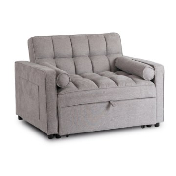 Mebel Elite Раскладной кресло Corra для сна, серого цвета, ME.CORRA/P/T/SOF - Home Club