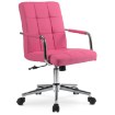 Mebel Elite Поворотный кресло Astro для подростков, розовое, из экокожи, ME.ASTRO/R/CH/E/FO - Home Club
