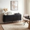Mebel Elite Комод Beck 200 см, четырёхдверный, чёрный, ME.BECK/CZ/KOM200 - Home Club, изображение 2