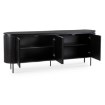 Mebel Elite Комод Beck 200 см, четырёхдверный, чёрный, ME.BECK/CZ/KOM200 - Home Club, изображение 4