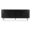 Mebel Elite Комод Beck 200 см, четырёхдверный, чёрный, ME.BECK/CZ/KOM200 - Home Club, изображение 5