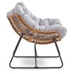 Mebel Elite Крісло для відпочинку Fin, сіре, ME.FIN/P/T/FW - Home Club, зображення 4