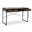Mebel Elite Письменный стол Step 123 см, коричневый/чёрный, ME.STEP/BR/CZ/B - Home Club, изображение 3