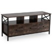 Mebel Elite Тв-тумба Zone 120 см с ящиками, дуб рустикальный, ME.ZONE/RUB/CZ/RTV - Home Club