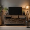 Mebel Elite Тв-тумба Zone 120 см с ящиками, дуб рустикальный, ME.ZONE/RUB/CZ/RTV - Home Club, изображение 2