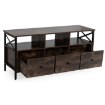 Mebel Elite Тв-тумба Zone 120 см с ящиками, дуб рустикальный, ME.ZONE/RUB/CZ/RTV - Home Club, изображение 3