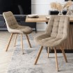 Mebel Elite Стілець Kathy, бежевий, ME.KATHY/BZ/D/T/K - Home Club, зображення 4