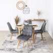 Mebel Elite Стул Rodri, серый, велюровый, ME.RODRI/P/D/V/K - Home Club, изображение 2