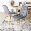 Mebel Elite Стул Rodri, серый, велюровый, ME.RODRI/P/D/V/K - Home Club, изображение 4