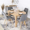 Mebel Elite Стул Rodri, серый, велюровый, ME.RODRI/P/D/V/K - Home Club, изображение 5
