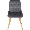 Mebel Elite Стул Rodri, серый, велюровый, ME.RODRI/P/D/V/K - Home Club, изображение 8
