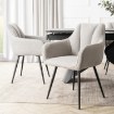 Mebel Elite Стул Nawara, серый, букле, ME.NAWARA/P/CZ/TB/K - Home Club, изображение 3