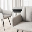 Mebel Elite Стул Nawara, серый, букле, ME.NAWARA/P/CZ/TB/K - Home Club, изображение 4