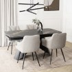 Mebel Elite Стул Nawara, серый, букле, ME.NAWARA/P/CZ/TB/K - Home Club, изображение 5