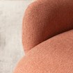 Mebel Elite Обертове крісло для вітальні Alvaro, руде, ME.ALVARO/RD/T/K - Home Club, зображення 6