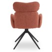 Mebel Elite Обертове крісло для вітальні Alvaro, руде, ME.ALVARO/RD/T/K - Home Club, зображення 10