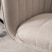 Mebel Elite Комплект: стол Ibiza 160–240 см, черный мрамор/черный, и 4 кресла Mumbai, кремовые, IBIZA/CZZL/CZ/S160-240/MUMBAI/KR/T/Z4/K - Home Club, изображение 6