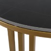 Mebel Elite Керамический столик Korin «Черный мрамор/Золотой», ME.KORIN/CZM/ZL/L - Home Club, изображение 4