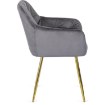 Mebel Elite Стілець Raya, сірий, велюровий, ME.RAYA/P/ZL/V/K - Home Club, зображення 7