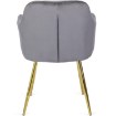 Mebel Elite Стілець Raya, сірий, велюровий, ME.RAYA/P/ZL/V/K - Home Club, зображення 8