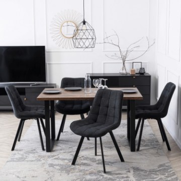 Mebel Elite Стілець Rick 2, чорний, ME.RICK2/CZ/T/K - Home Club